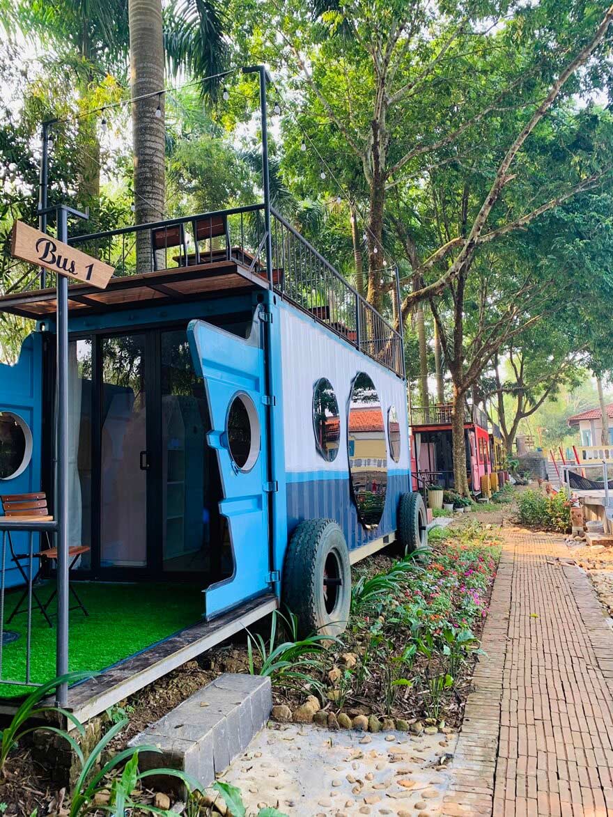 5 không gian Nhà Wonder Farm, 5 trải nghiệm khác biệt 1 Nhà Wonder Farm - Bus Container