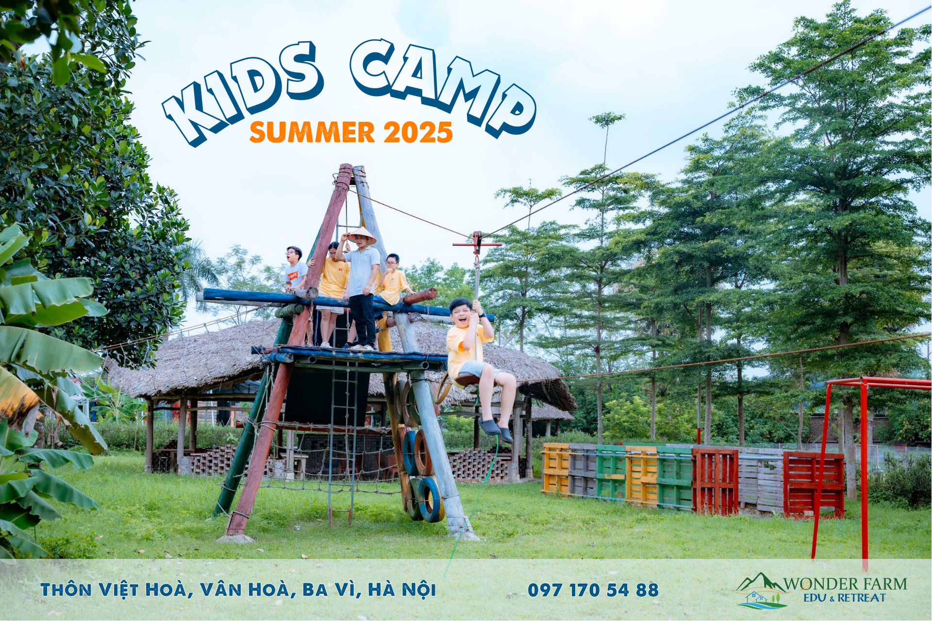 Summer Kids Camp Wonder Farm Ba Vì
